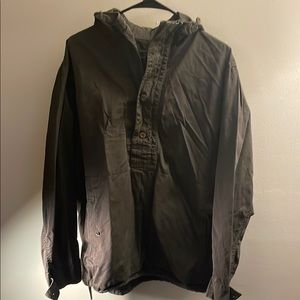 Men's Army Green Hooded Jacket